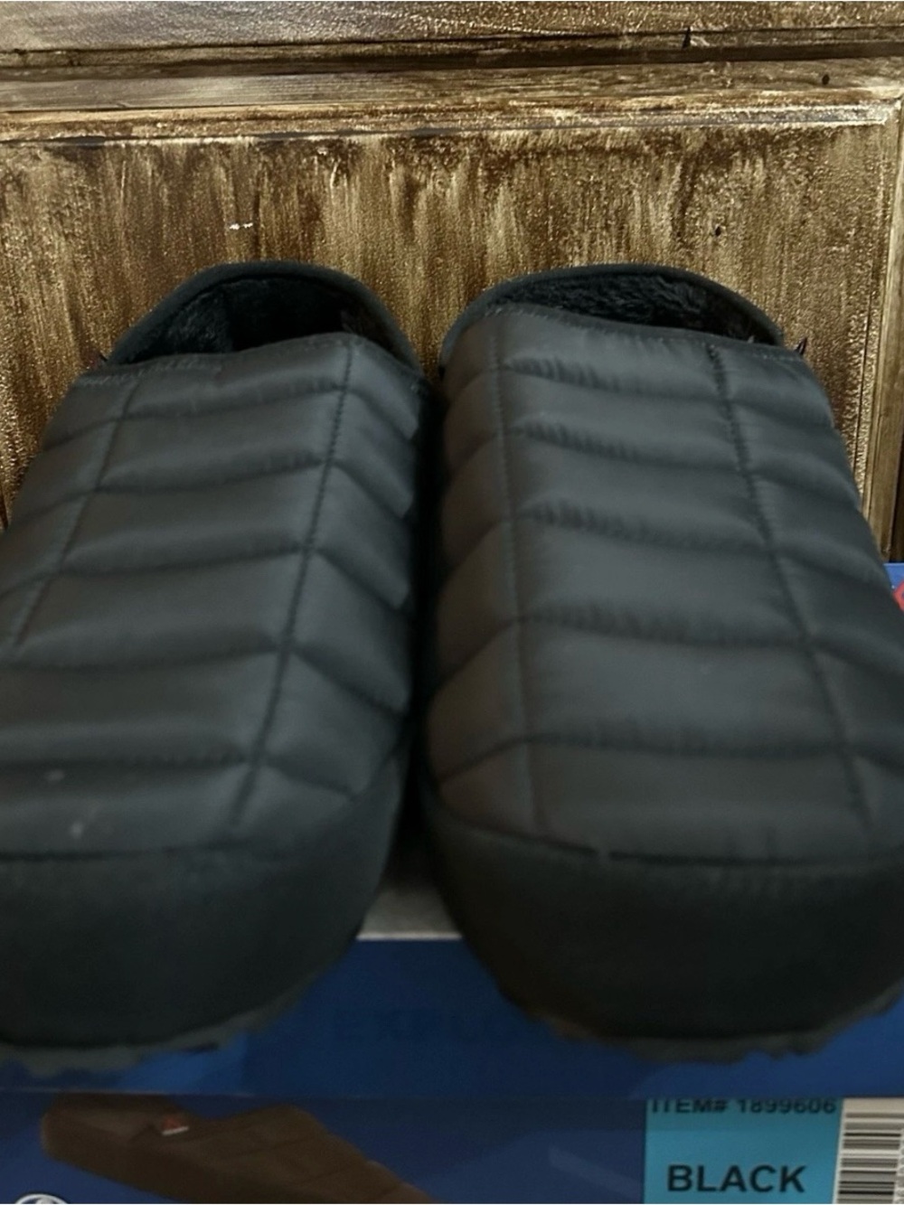 Gerry Weber Black Quilted Slip-On Loafers